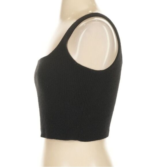 Reformation Varenne Cropped Tank Top 100% Cashmere Kitten Soft Minimalist XS - Picture 5 of 9